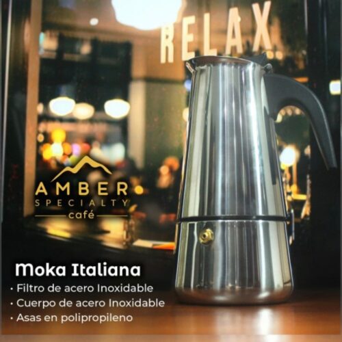 Moka Italiana acero inoxidable
